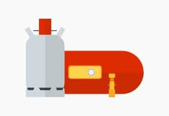 Adapter für LPG-­Tanks und Gas­flaschen