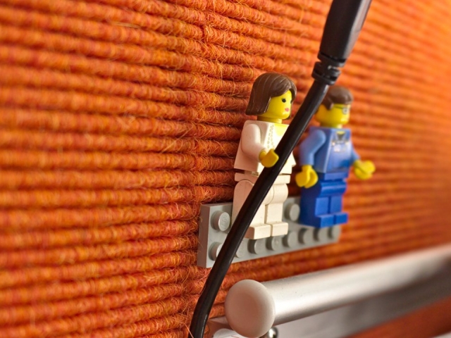Kabelhalter aus Lego